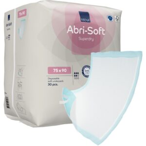 Abena, aleze pentru protectie pat Abri Soft Superdry 1800 ml – 75 x 90 cm – 30 bucati