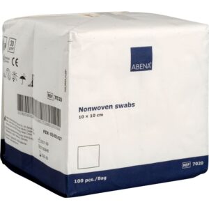 Abena,comprese din material netesut pliate 10x10, 100 buc-7020